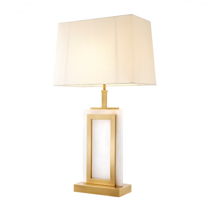 Lampă de masă, Murray finisaj alamă mat, Dims: W. 23.5 | max W. 41 | H. 77.5  (CM) [1]