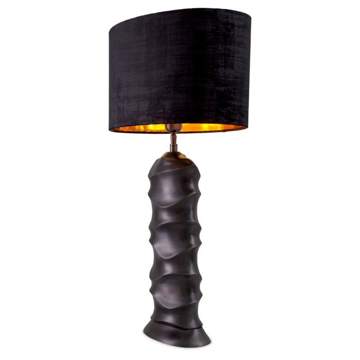 Lampă de masă, Rapho, finisaj bronz, abajur inclus [4]