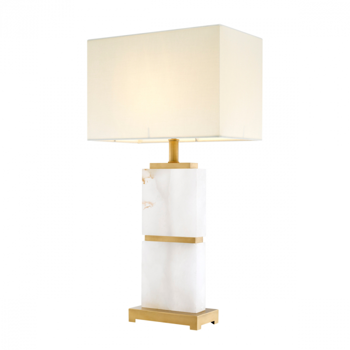 Lampă de masă, Robbins finisaj alamă mat, Dims: W. 20 | max W. 39 | H. 71.5  (CM) [1]