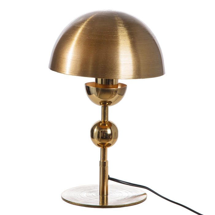 Lampa de masa, Sfera, "Metallique", Fier, auriu, PU 1, H 34 cm, A. 20,5 cm [4]
