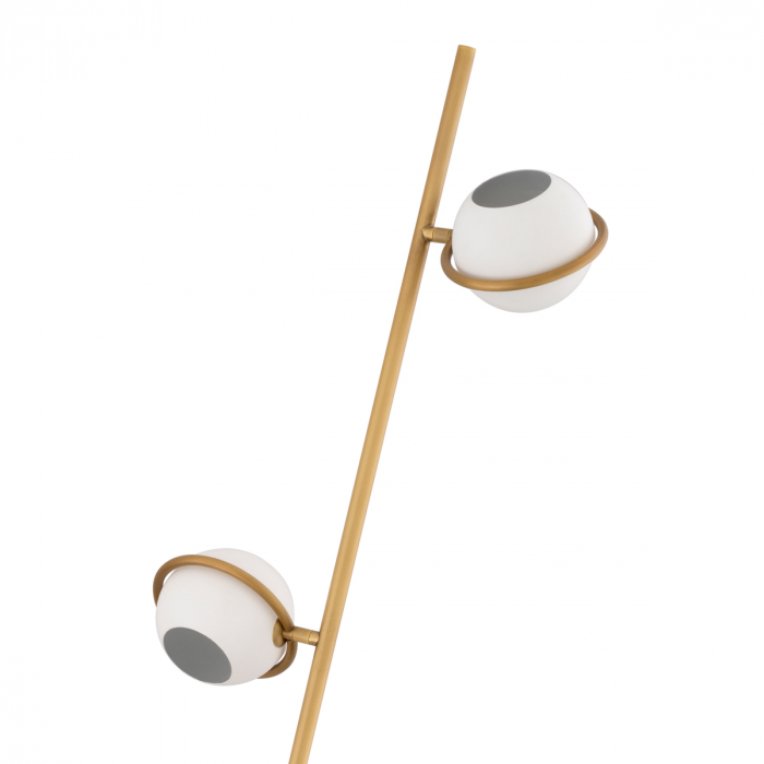 Lampă de podea Aprillia, finisaj din alamă cu aspect vintage, Dims: Ø 26 | H. 150  (CM) [4]