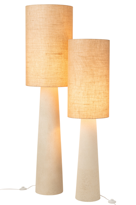 Lampa de podea Ava din fibra de sticla/iuta natur, L | L 42X l 42X H 168.5 cm [5]