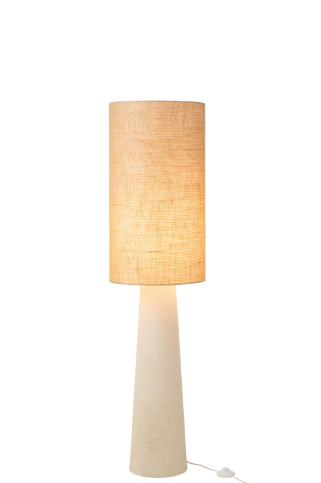 Lampa de podea Ava din fibra de sticla/iuta natur S | L 35X l 35X H 140 cm [3]