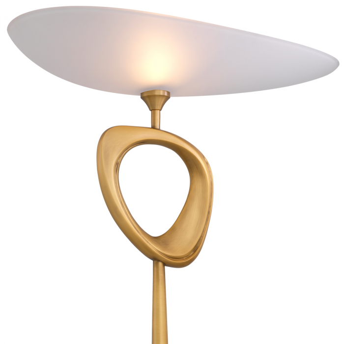 Lampă de podea Celine, finisaj din alamă cu aspect vintage, Dims: W. 61 | max W. 35 | H. 181.5  (CM) [3]
