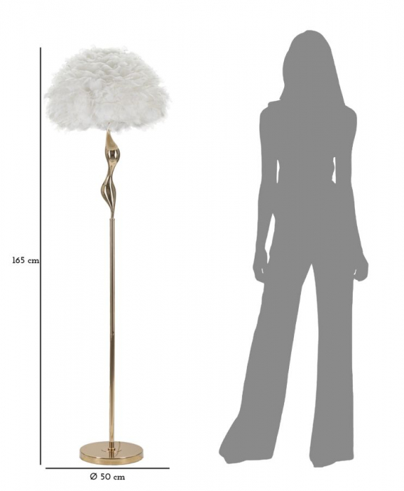 Lampa de podea Slim, Cm Ø 50X165 [7]