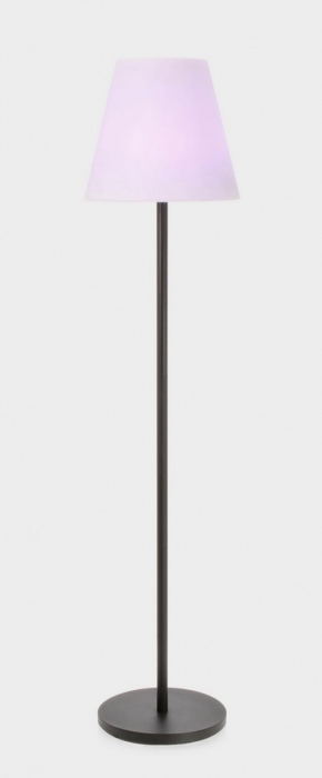 Lampa de podea Solara led cu Difuzor, Negru, H 150 Cm [4]