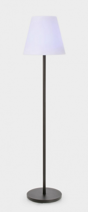 Lampa de podea Solara led cu Difuzor, Negru, H 150 Cm [3]