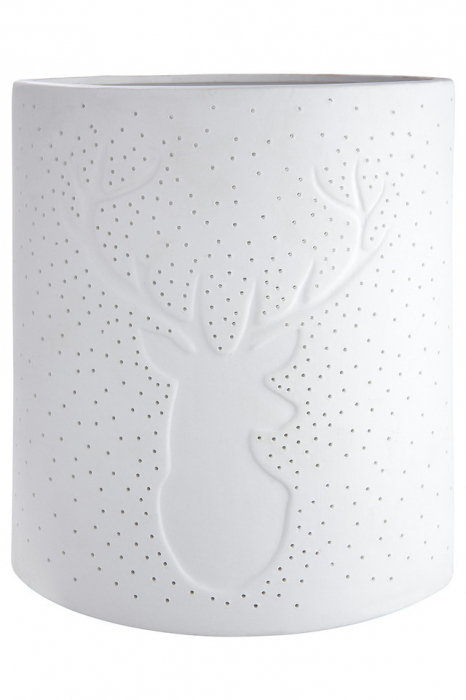 Lampa, DEER, Portelan, Alb, 9.5X16X20 cm [3]