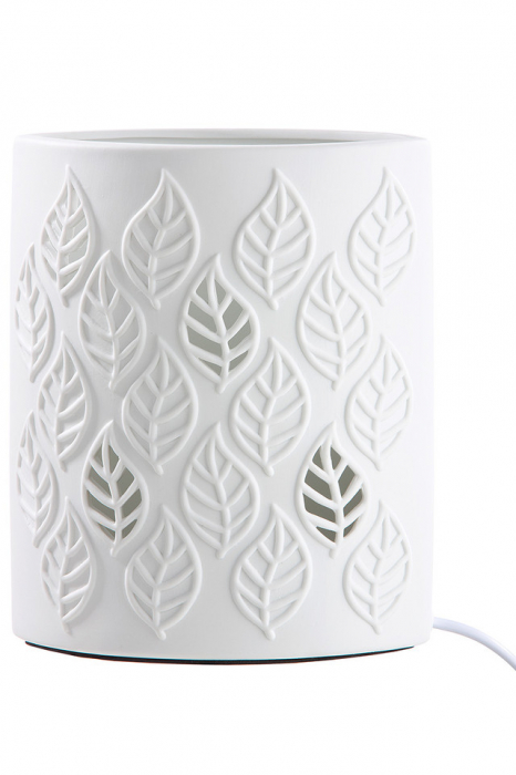 Lampa, LEAVES, Portelan, Alb,10X17X20.5 cm [2]