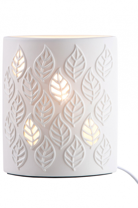 Lampa, LEAVES, Portelan, Alb,10X17X20.5 cm [3]