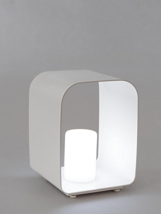 Lampa Ridley cu led, Aluminiu, Alb, 25x26x35 cm [4]