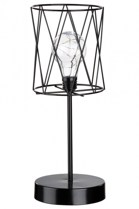 Lampa, VINO, Metal, Negru,10 LED, 12X12X32 cm [3]