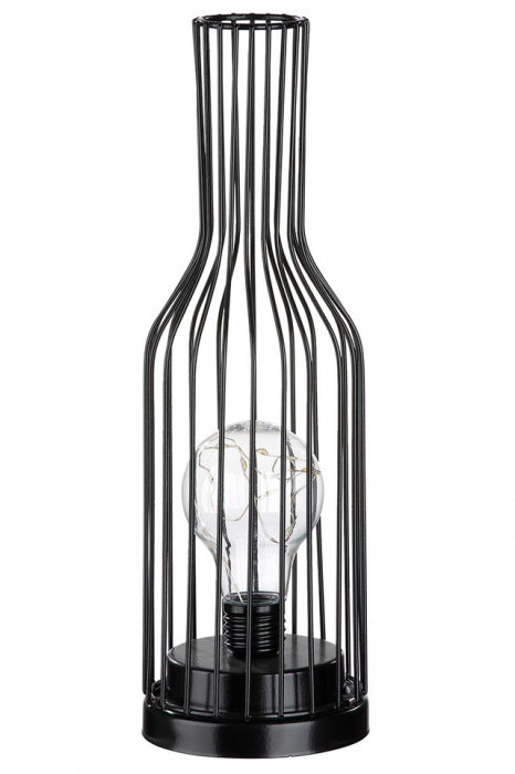 Lampa, VINO, Metal, Negru,10 LED, 9.5X9.5X30 cm [3]