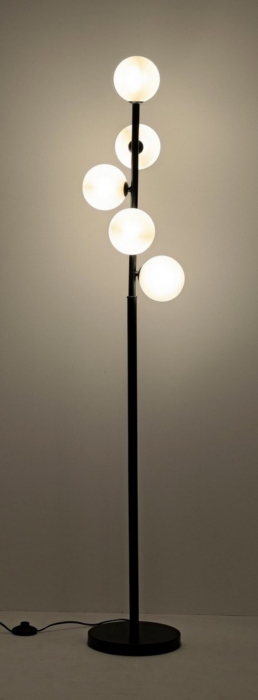 Lampadar Black Balls, Metal, Negru, 25x25x156.5 [3]