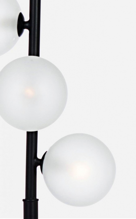 Lampadar Black Balls, Metal, Negru, 25x25x156.5 [2]