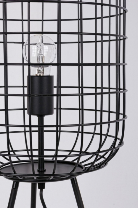 Lampadar Chic, Metal, Negru, xx117 [2]