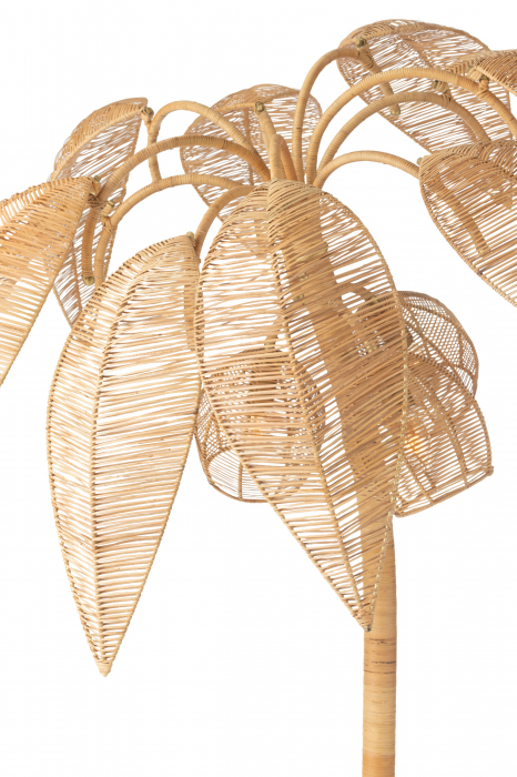Lampadar Coconut 150 cm, Otel/fibre naturale [5]