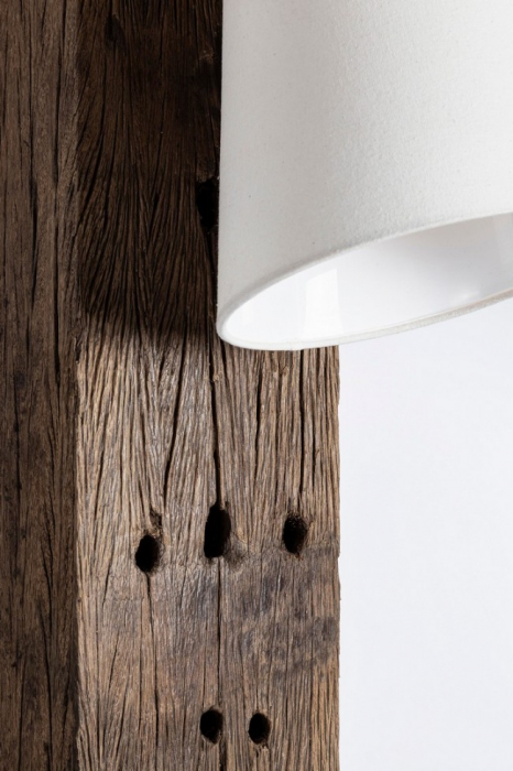 Lampadar COCOON, lemn, maro, 30x35x200cm [2]