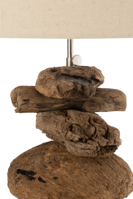 Lampadar Driftwood, Lemn, Natural, 49x41x170 cm [4]