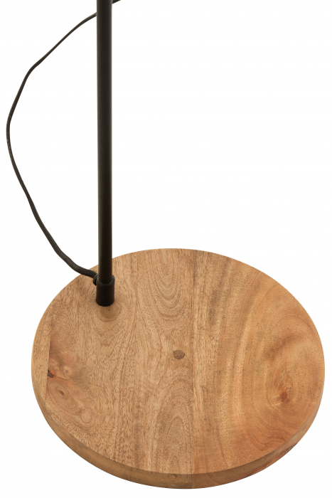 Lampadar Evy, Metal/Fier, Negru, 26x26x130 cm [4]