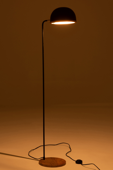 Lampadar Evy, Metal/Fier, Negru, 26x26x130 cm [3]