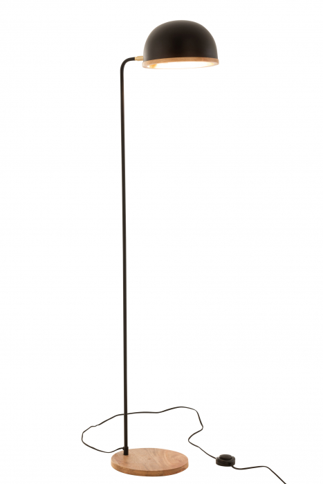 Lampadar Evy, Metal/Fier, Negru, 26x26x130 cm [2]