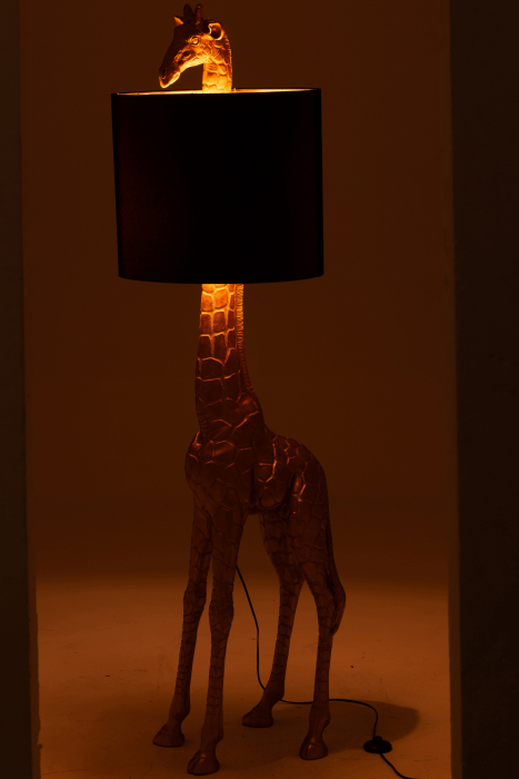 Lampadar Giraffe, Rasina, Negru/Auriu, 53x33.5x179 cm [3]