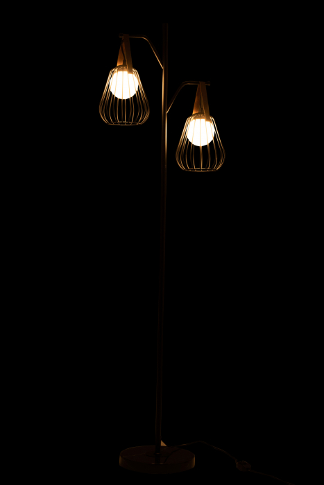 Lampadar Ignes, Metal/Fier, Negru, 46x28x161 cm [3]