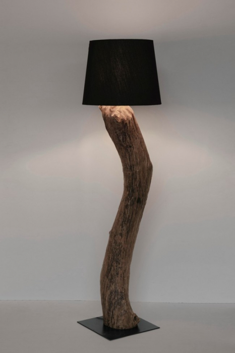 Lampadar Kleta, Lemn de tec, Maro, x55x120 cm [3]