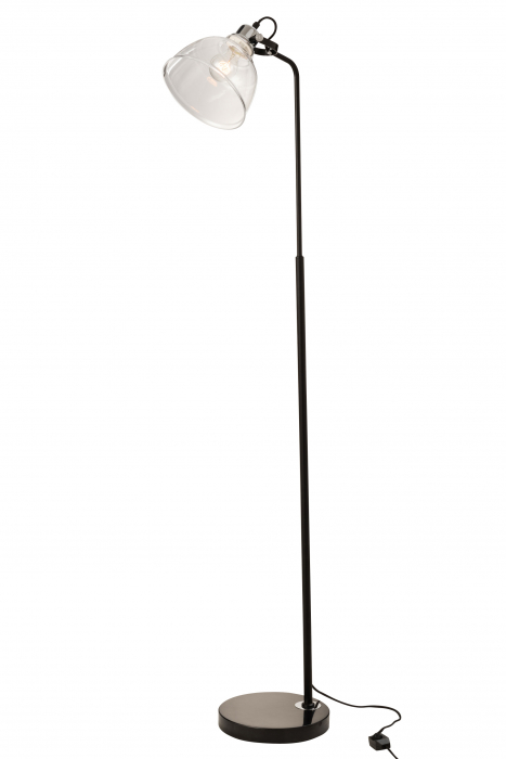 Lampadar Magali, Metal/Fier, Transparent, 41x29x156 cm [2]