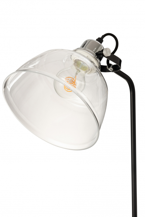 Lampadar Magali, Metal/Fier, Transparent, 41x29x156 cm [4]