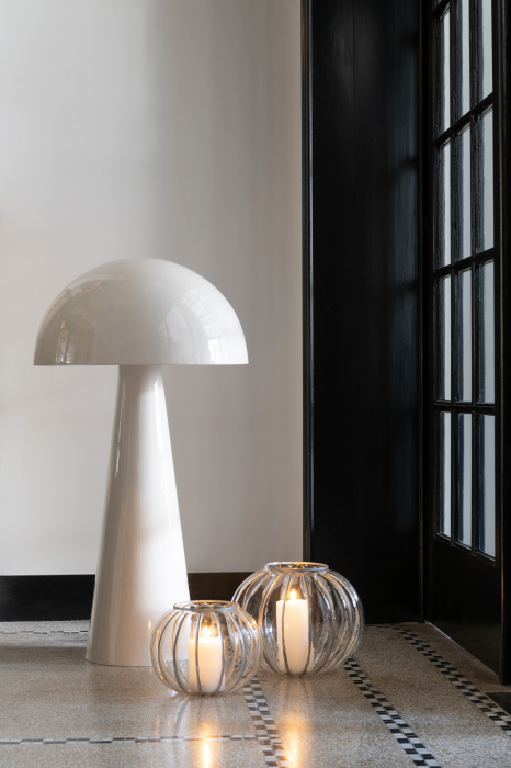 Lampadar Mushroom, Metal/Fier, Alb, 51x51x97.5 cm [5]