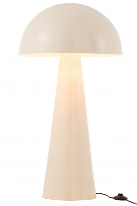 Lampadar Mushroom, Metal/Fier, Alb, 51x51x97.5 cm [2]