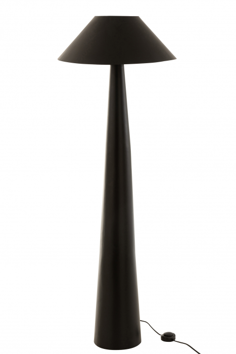 Lampadar Paraplu, Metal Fier, Negru, 50x50x145 cm