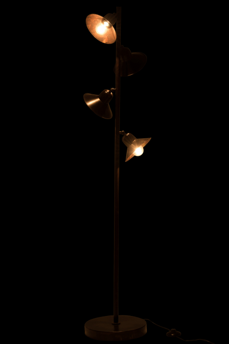 Lampadar Standing, Metal/Fier, Maro, 32x32x156 cm [3]