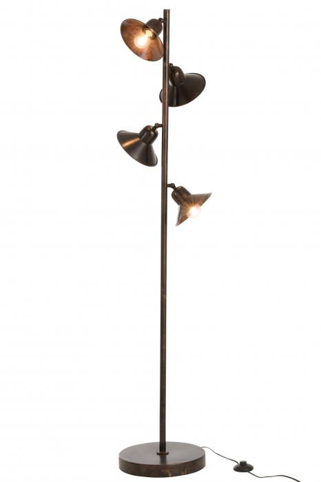 Lampadar Standing, Metal/Fier, Maro, 32x32x156 cm [2]