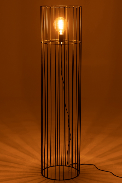 Lampadar Standing, Metal/Fier, Negru, 13.75x13.75x59 cm [3]