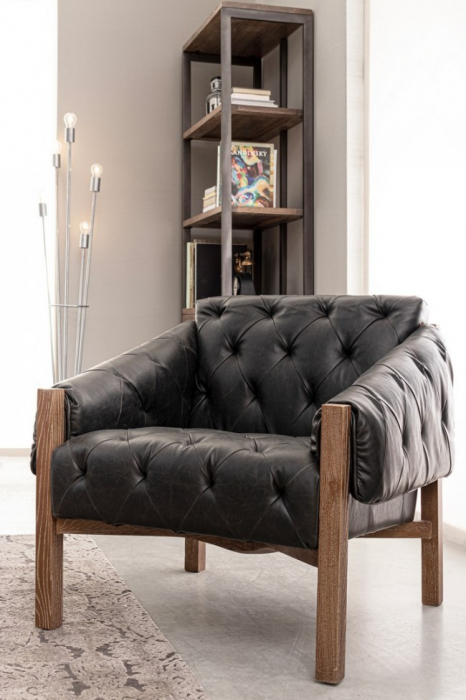 Lampadar Torch, Otel, Gri, 34x30x155 cm [4]