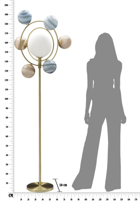 Lampadar  UNIVERSO (cm) 80X50X195 [8]