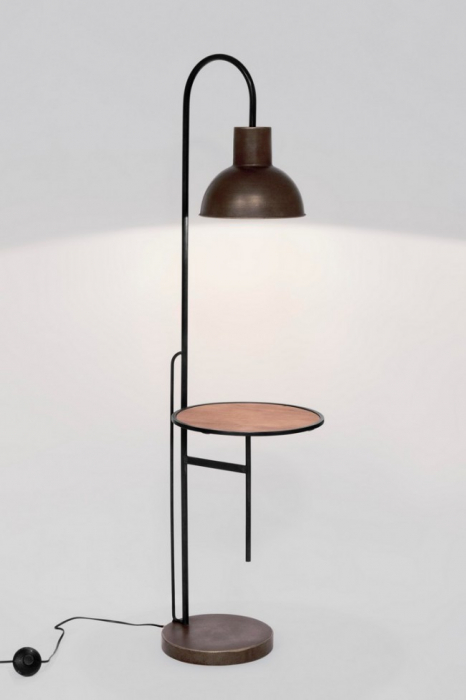 Lampadar Voguish, Otel, Aramiu, 37x42x145.5 cm [4]