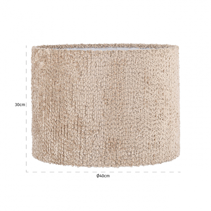Abajur Emily 40Ø (Be Lovely 170 Bej), Dims: 30.0 x 40.0 x 40.0 cm [2]
