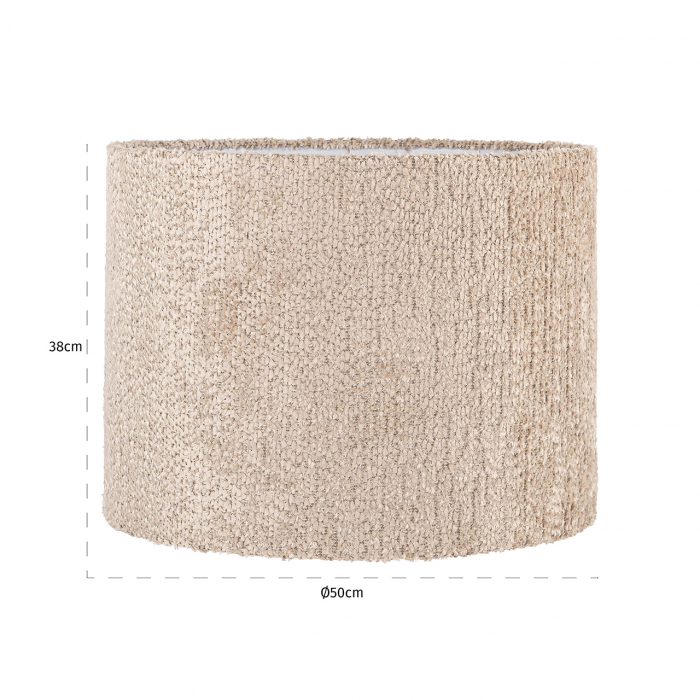 Abajur Emily 50Ø (Be Lovely 170 Bej), Dims: 38.0 x 50.0 x 50.0 cm [2]