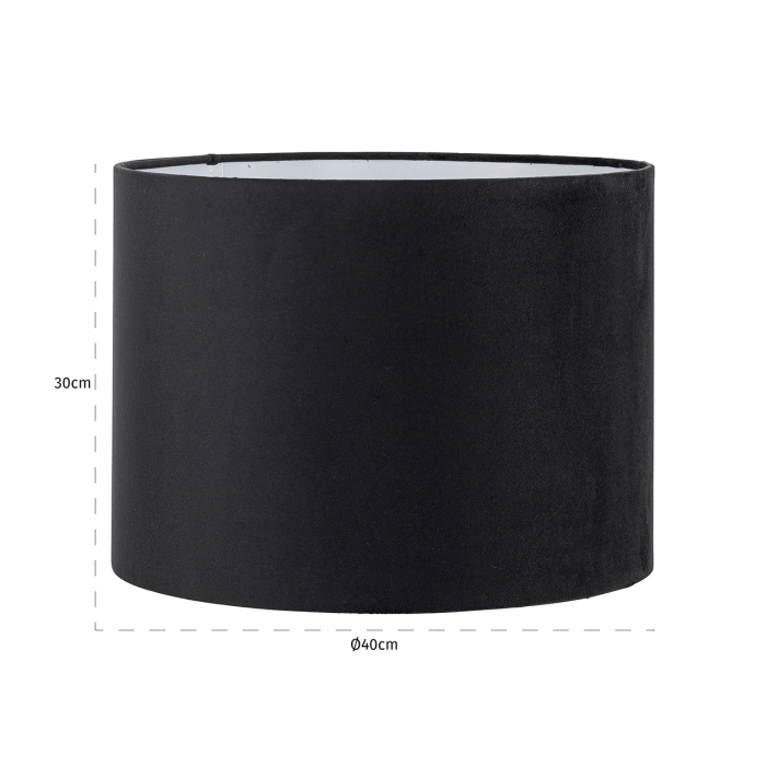 Abajur Jaylinn 40Ø (Negru), Dims: 30.0 x 40.0 x 40.0 cm [2]