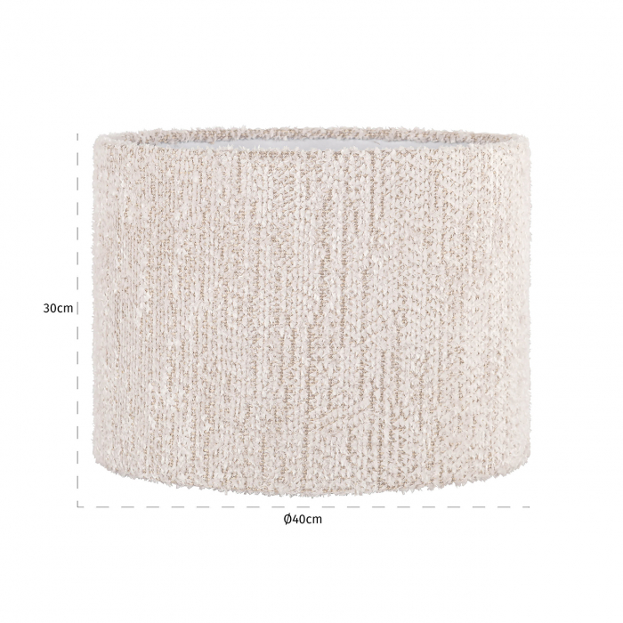 Abajur Marly 40Ø (Be Lovely 11 Crem), Dims: 30.0 x 40.0 x 40.0 cm [2]