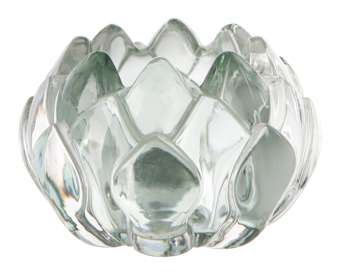 LOTTA, Suport de tea lights din sticlă, menta, h.5 cm, d.8,5 cm [4]