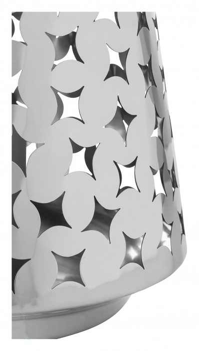 LUMA, Suport lumânare, romb, inox, d.19, h.19 cm [4]
