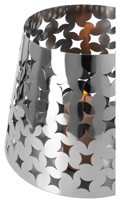 LUMA, Suport lumânare, romb, inox, d.32, h.30 cm [3]