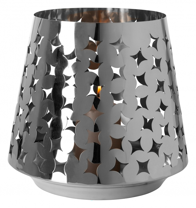 LUMA, Suport lumânare, romb, inox, d.32, h.30 cm [2]