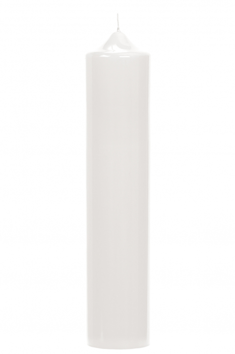 Lumanare Candle, Parafina, Alb, 20x4 cm