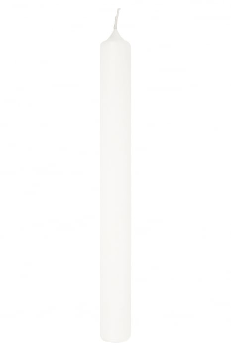 Lumanare Candle, Parafina, Alb, 40×4 cm FINK